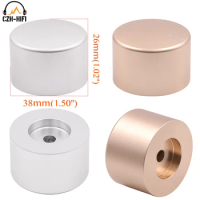 1pc 38x26mm CNC Machined Solid Aluminum Pointer Knob Button Cap for Audio Amplifier Potentiometer DAC CD Turntable Volume Contro