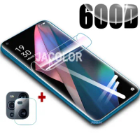 2IN1 Water Gel Film For OPPO Find X3 Pro X5 Screen Protector+Lens Glass Hydrogel Film For FindX3 X3Pro FindX5 X5Pro Not Glass