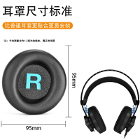 適用Lenovo聯想Legion耳機套H300耳罩H500 Pro頭戴式電競游戲耳機皮套
