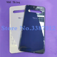 Original For LG V60 Thinq Back Battery Cover Rear Door Housing Case With Logo