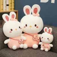 超萌可愛小白兔公仔布娃娃毛絨玩具小號玩偶兔子抱枕女生禮物布偶