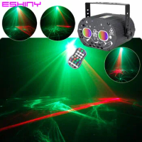 R&G Laser Aurora Dream DJ Disco Lights Patterns Projector Party RGB LED Bar Dance Room Christmas Dec