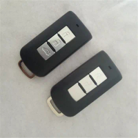 DAKATU 2PCS Smart Remote Key Shell Case 2 Button Fob for Mitsubishi Outlander Lancer Eclipse Galant Replacement Car key case