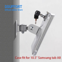Fit for Samsung galaxy TAB A8 10.5 inch (2021) Wall mount Aluminum Alloy Tablet PC wall mounted Anti Theft design Display Stand