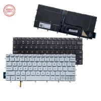 NEW English keyboard For DELL XPS 13 9370 13-9370 13-9370-D1705S 9317 13-9380 laptop keyboard US BLACK With backlight