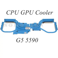 CN-0K3MCM 0K3MCM 0XRF05 05CC9D 0R3KX3 Radiator For Dell G5 5590 G7 7590 laptop CPU GPU cooler Heatsink Assembly