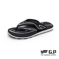 G.P 高彈性舒適夾腳拖鞋-黑色 G1531M GP 拖鞋 室內拖鞋 防水拖鞋 人字拖