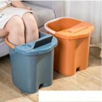 居家家洗腳桶泡腳盆家用過小腿膝蓋高深塑料養生按摩足浴桶熏蒸桶