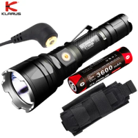 KLARUS XT12GT Magnetic Charging Flashlight CREE XHP35 HI D4 LED max 1600LM Long Rang of 603 meter Torch 18650 3600mAh li battery