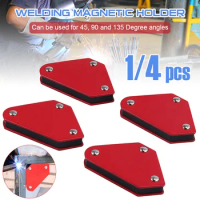 UYANGG 1pcs 9LBS Welding Magnetic Holder Strong Magnet 45° 90° 135° Multi-Angle Arrow Welder Positioner Power Soldering Locator