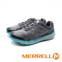 MERRELL(女)AGILITY SYNTHESIS戶外輕量型慢跑越野鞋 女鞋－水藍