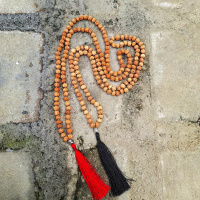 CRAFTDEWATA Kalung Rudraksa 108 Biji Japamala Kalung Genitri Khas Bali Japamala Rudraksa 108 Biji