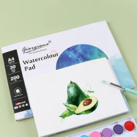 2pcs A4 Blank Oil Painting Hardcover Sketchbook, Art Board And Acrylic  Paint Paper Pad For Diy Painting