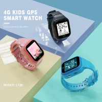 New 4G Kids Smart Watch GPS WIFI Video Call SOS IP67 Waterproof Smartwatch For Boy Girls Camera Monitor Tracker Location Phone A