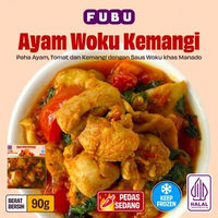 FUBU Ayam Woku Kemangi - Bumbu Rempah Woku dengan Kemangi dan Tomat khas Manado - Satu Porsi Lauk In
