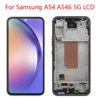 TFT/ AMOLED for Samsung A54 LCD A546 A546B A546U Samsung A54 5G LCD Display Touch Screen Digitizer With Frame