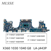 Refurbished X360 1030 1040 G8 LA-J443P I5-1135G7 I7-1165G7 I7-1185G7 16GB 32GB Laptop Motherboard For HP EliteBook 100% Test