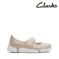 Clarks 女鞋 三瓣鞋2.0 Trigenic2 Jane全皮面輕盈寬楦瑪莉珍休閒鞋(CLF82124C)