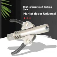 Double handle locking pliers type high-pressure self-locking oil nozzle, manual electric pneumatic grease gun, grease nozzle