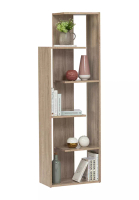 Joy Design Studio Chicago 5 Tier Wooden Partition Bookcase