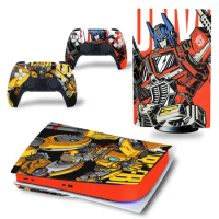 Optimus Prime PS5 Disk Digital decal PS5 disk Skin Sticker For Sony PlayStation 5 Console Controller PS5 Stickers Decal
