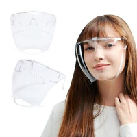 【JoyNa】2件入-防霧護目鏡 加大全臉防護面罩(兒童款/成人款)