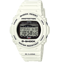 CASIO卡西歐G-SHOCK G-LIDE頂級極限運動錶(GWX-5700CS-7)-白