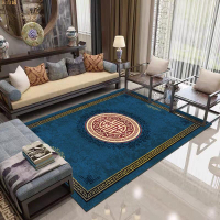 地毯地墊新中式客廳地毯中國風沙發茶幾毯臥室床邊毯書房大面積地毯墊