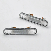 2pcs LED License Plate Light Taillight White Lighting For Mercedes E W124 W201 202 Models Signal Lamp Replacement