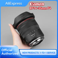Canon RF14-35mm F4 L IS USM Lens Full Frame Mirrorless Camera Lens Large Aperture Wide Angle Autofocus ZOOM Landscape Lens For R