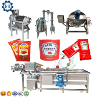 Electrical Fruit Apple Date Jam Making Cocoa Garlic Sauce Tomato Paste Making Red Pepper Chili Sauce Processing Machine