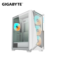 技嘉GIGABYTE GIGABYTE C301 GLASS WHITE V2 (白) 中塔式電競機殼