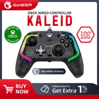 GameSir Kaleid Xbox Controller Wired Gamepad for Xbox Series X, Xbox Series S, Xbox One game console, with Hall Effect Joystick
