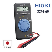 HIOKI 日本HIOKI 3244-60 口袋型三用電表原廠公司貨(卡片型萬用表 名片型電錶 超薄型數位電表)