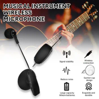 UHF Wireless Microphone Violin Wireless Microphone Musical Instrument Microphone Stage Performance Audio for Guitar Violin