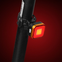 騎行尾燈 2287山地自行車騎行裝備USB自行車充電尾燈夜騎警示燈