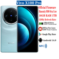 Official New Vivo X100 Pro 5G Mobile Phone 5400mAh 100W Wired charging 50W wireless 6.78" Dimensity9300 50MP Rear Camera NFC
