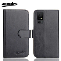 For TCL 40 NxtPaper 5G Case 6.6" 6 Colors Flip Ultra-thin Fashion Customize Soft Leather Exclusive Phone Crazy Horse Cover