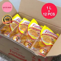 Fortune Minyak Goreng Sawit 1 Liter - 1 Dus Isi 12 Pouch