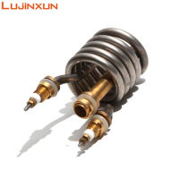 LUJINXUN 220V 3KW Instant Hot Water Faucet Heating Pipe Copper Thread Stainess Steel Tube Water Heater Parts for Household