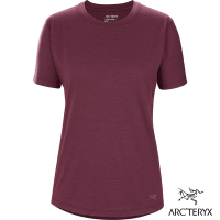 Arcteryx 始祖鳥 女 Lana 羊毛短袖圓領衫 丘比特紫