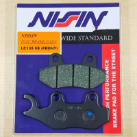 Hot Sale R15 Y15ZR Y16 NMAX NVX155 LC135 5S Y125-ZR FZ150 LC135 4S 5S VF3I 125 NISSIN BRAKE PAD DISK