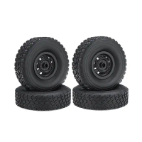 4Pcs 67mm Tire Wheel Tyre for WPL C14 C24 C34 C44 C24-1 FJ40 1/16 RC Car Upgrade Parts Spare Accessories
