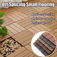 Heavy Duty Wooden Flooring WPC Outdoor Garden Decoration Waterproof Ceramic Tile Balcony Lantai Papa