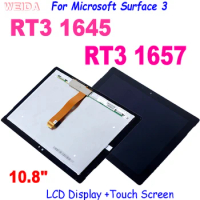 10.8" LCD For Microsoft Surface 3 RT3 RT 1645 LCD Display Touch Screen Digitizer Assembly for Surface RT3 1657 LCD Replacement