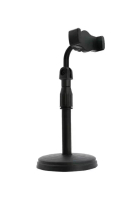 Blackbox Universal Telescopic Adjustable Phone Stand Phone Holder Stand Bluetooth Camera Control 360° Rotate Black