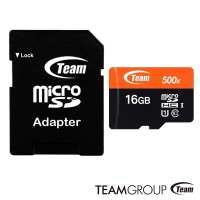 Team 十銓 16GB 80MB/s U1 microSDHC UHS-I C10記憶卡