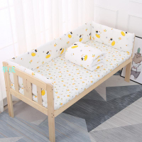 【Baby mum】嬰兒拼接床邊床圍欄 軟包 兒童加床 防撞床圍 純棉寶寶床品套件