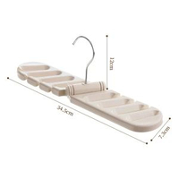 可折疊皮帶收納架腰帶收納掛架領帶整理架衣櫃掛鉤服裝店陳列架子平行進口