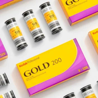Classic Kodak Gold 200 Professional IOS 200 Portrait Landscape Filme 120mm Color Negative Film (Expiration Date 12.2024)